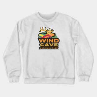 Wind Cave National Park US Treasure Crewneck Sweatshirt